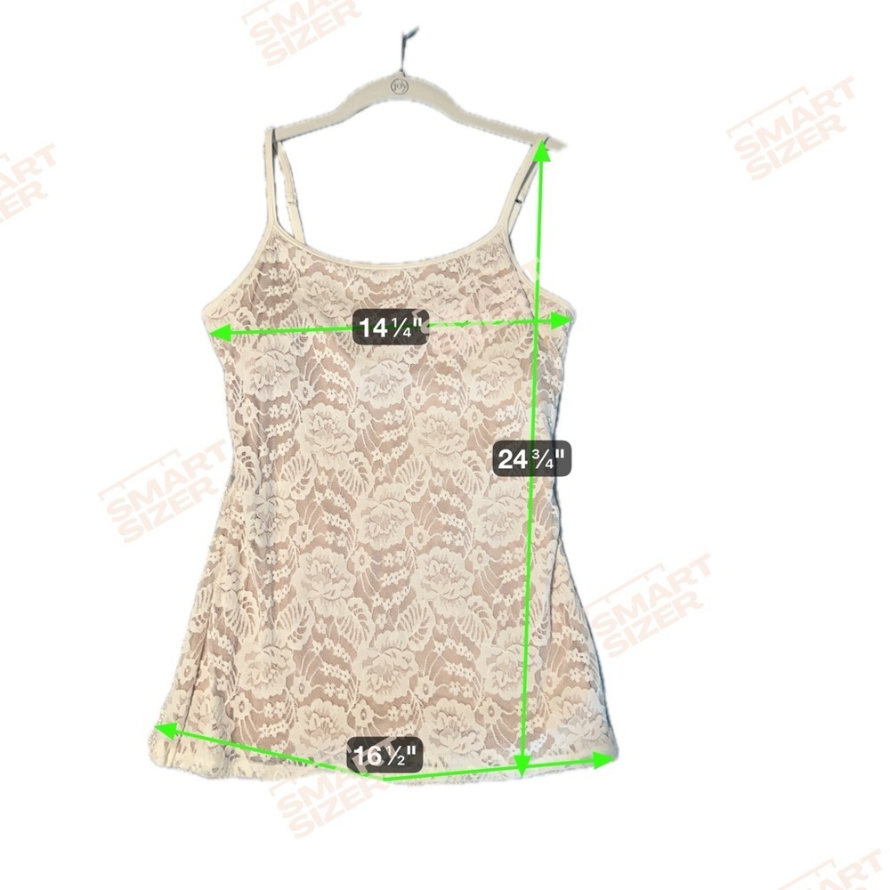 Express Best Loved Lace Tank Ivory Medium - Picture 6 of 6